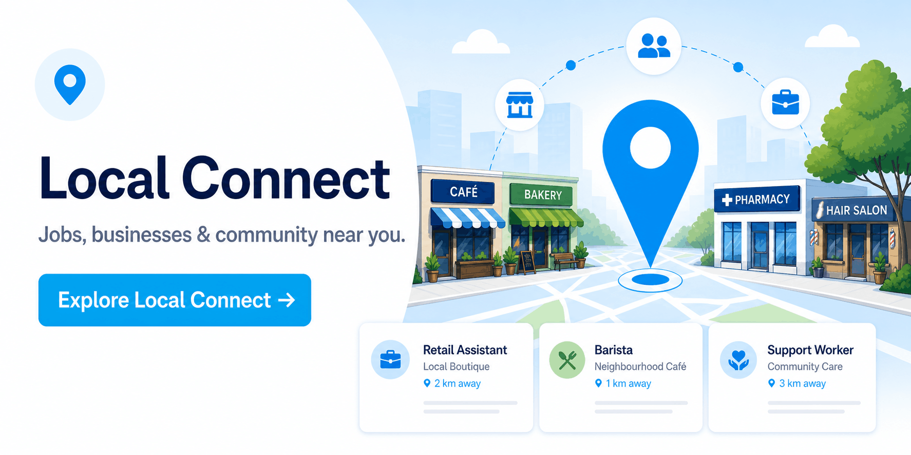 Local Connect - Jobs, businesses & community near you.