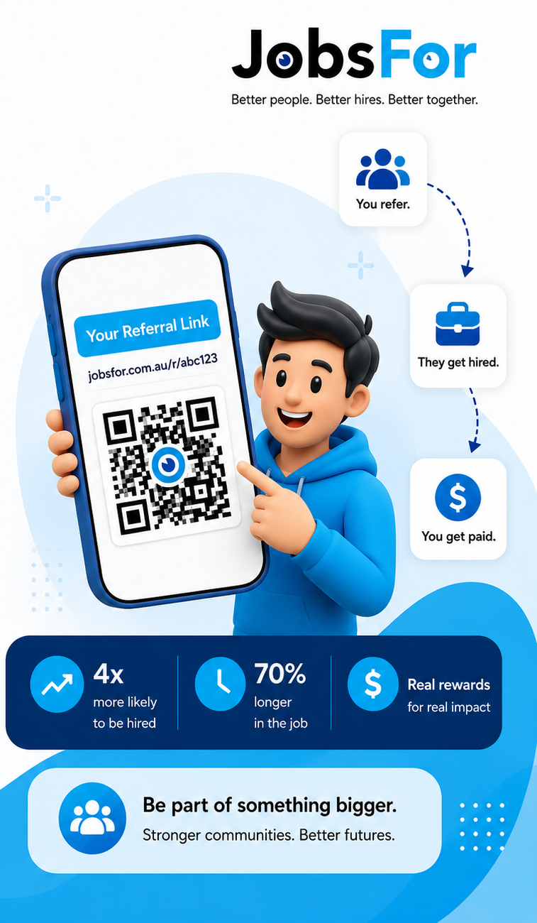 Refer. Hire. Get Paid. Turn your connections into real rewards with JobsFor.