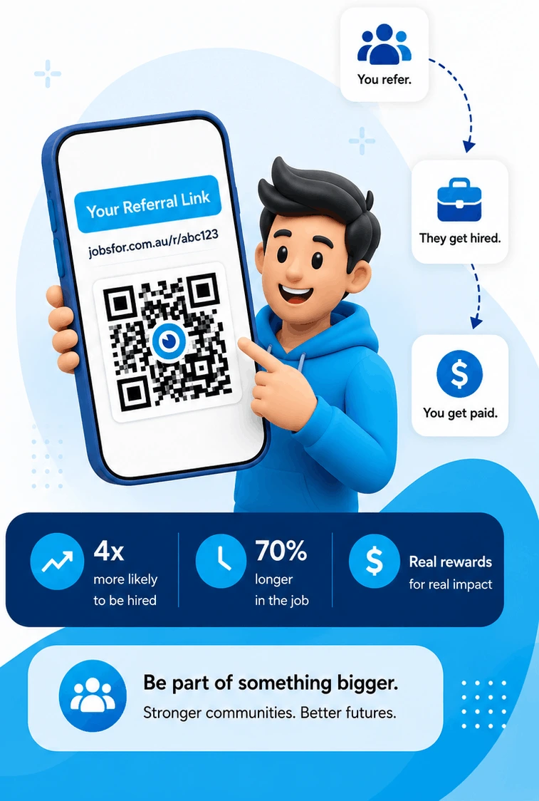 Refer. Hire. Get Paid. Turn your connections into real rewards with JobsFor.